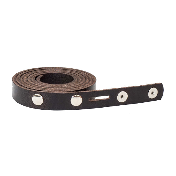 BBBL.Brown.With Snaps.01.jpg Buffalo Belt Blanks Image